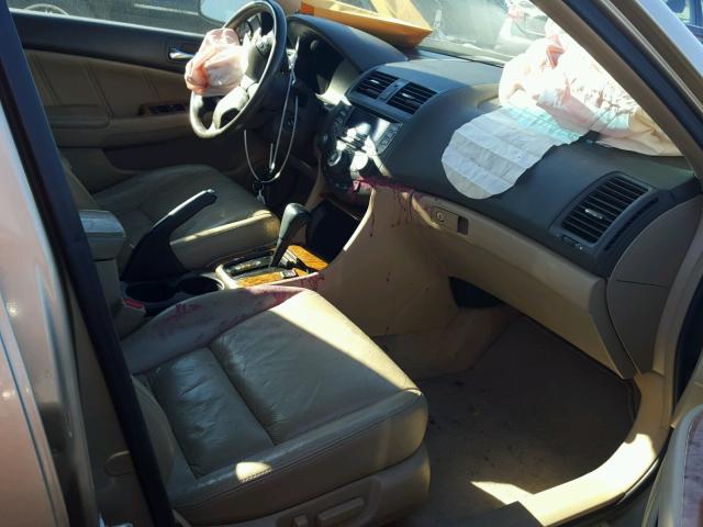 1HGCM66594A047598 - 2004 HONDA ACCORD EX GOLD photo 5