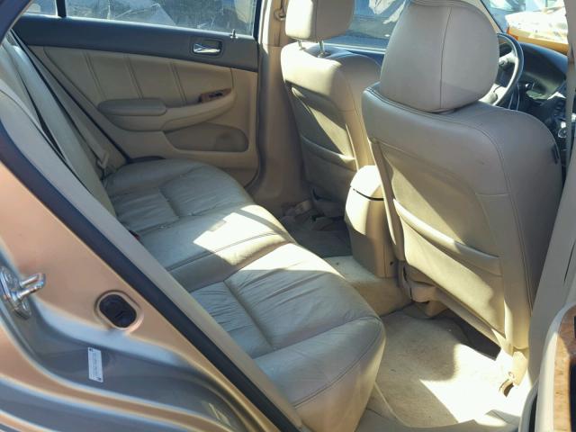 1HGCM66594A047598 - 2004 HONDA ACCORD EX GOLD photo 6