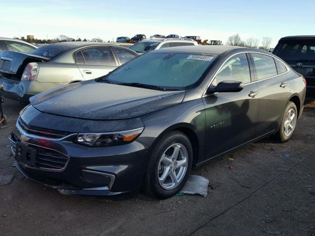 1G1ZB5ST6HF268171 - 2017 CHEVROLET MALIBU LS GRAY photo 2