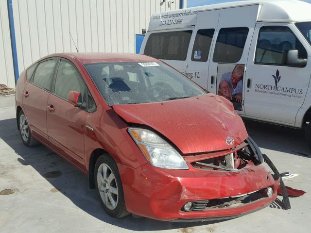 JTDKB20U087743472 - 2008 TOYOTA PRIUS RED photo 1