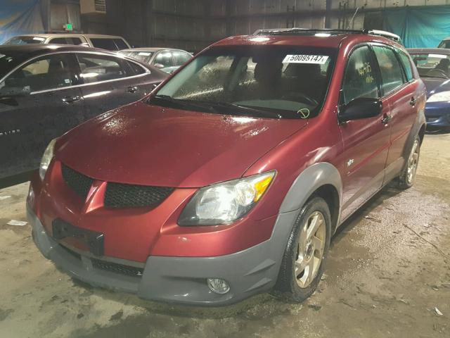 5Y2SL64803Z427990 - 2003 PONTIAC VIBE MAROON photo 2