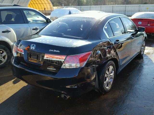 1HGCP2F62BA075457 - 2011 HONDA ACCORD SE BLACK photo 4