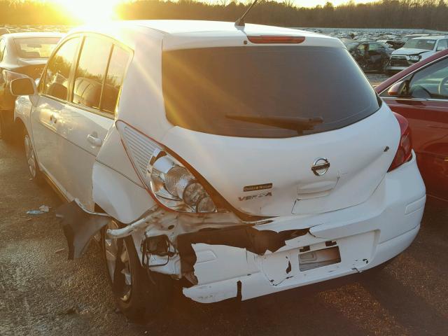 3N1BC1CP0BL437374 - 2011 NISSAN VERSA S WHITE photo 3