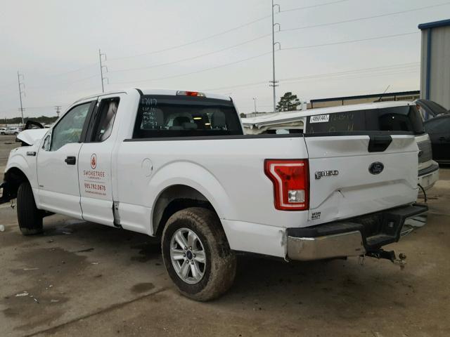 1FTEX1CP9GFA08492 - 2016 FORD F150 SUPER WHITE photo 3