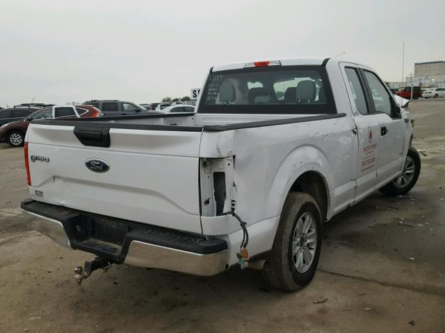 1FTEX1CP9GFA08492 - 2016 FORD F150 SUPER WHITE photo 4