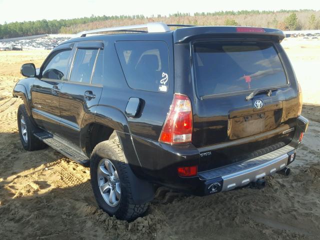 JTEBU14R048027956 - 2004 TOYOTA 4RUNNER SR BLACK photo 3