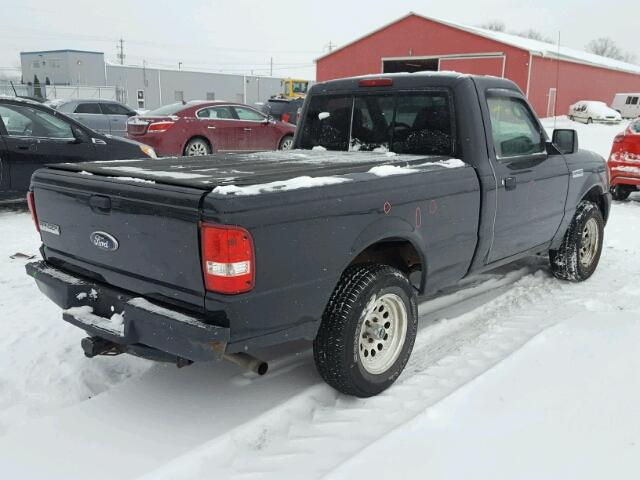 1FTYR10D49PA33766 - 2009 FORD RANGER BLACK photo 4