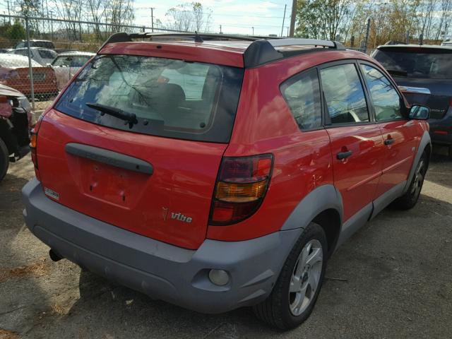 5Y2SL62853Z421704 - 2003 PONTIAC VIBE RED photo 4