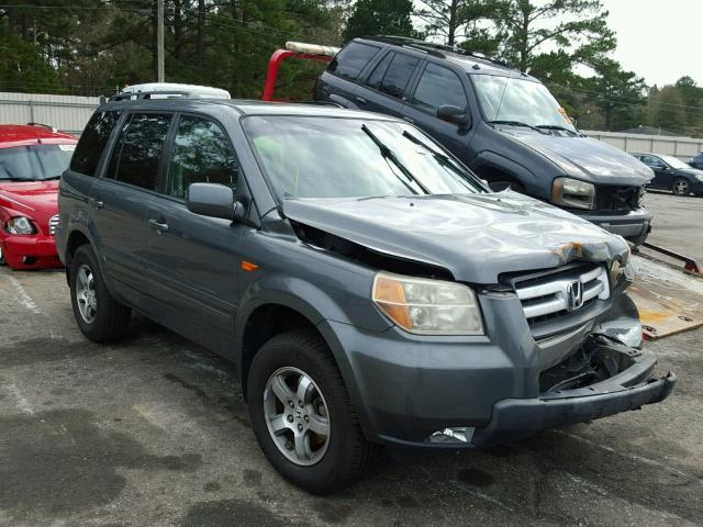 5FNYF18358B044126 - 2008 HONDA PILOT SE GRAY photo 1