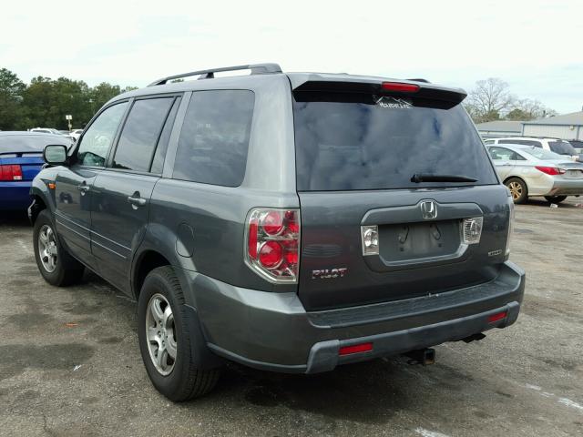 5FNYF18358B044126 - 2008 HONDA PILOT SE GRAY photo 3