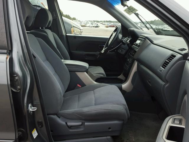 5FNYF18358B044126 - 2008 HONDA PILOT SE GRAY photo 5