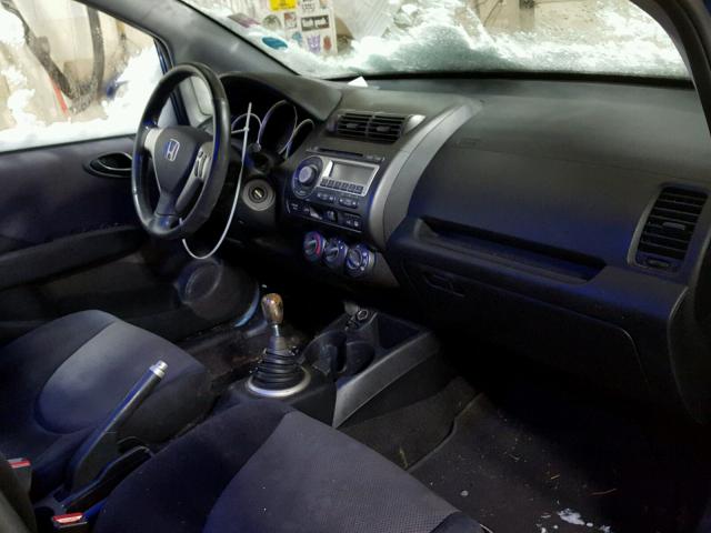 JHMGD37647S058611 - 2007 HONDA FIT S BLUE photo 5