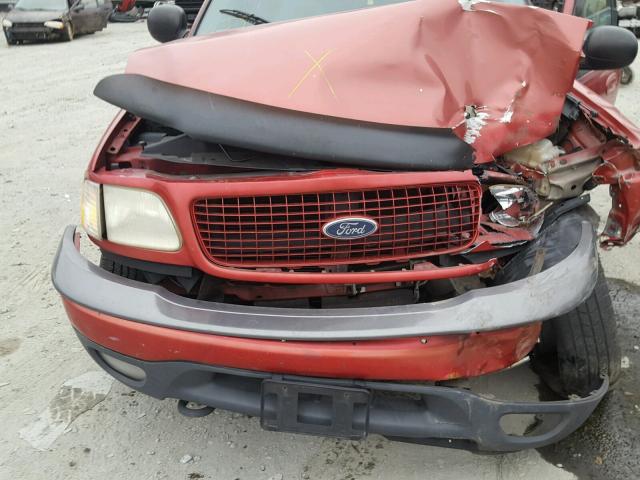 1FMRU1667YLB93427 - 2000 FORD EXPEDITION RED photo 7