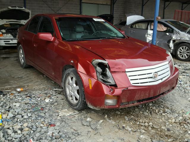 1G6DM57T470119606 - 2007 CADILLAC CTS MAROON photo 1