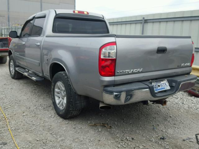 5TBDT44105S473719 - 2005 TOYOTA TUNDRA DOU SILVER photo 3