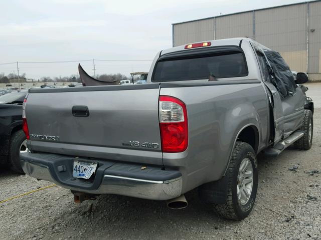 5TBDT44105S473719 - 2005 TOYOTA TUNDRA DOU SILVER photo 4