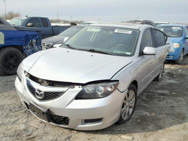 JM1BK12F181823519 - 2008 MAZDA 3 I SILVER photo 2