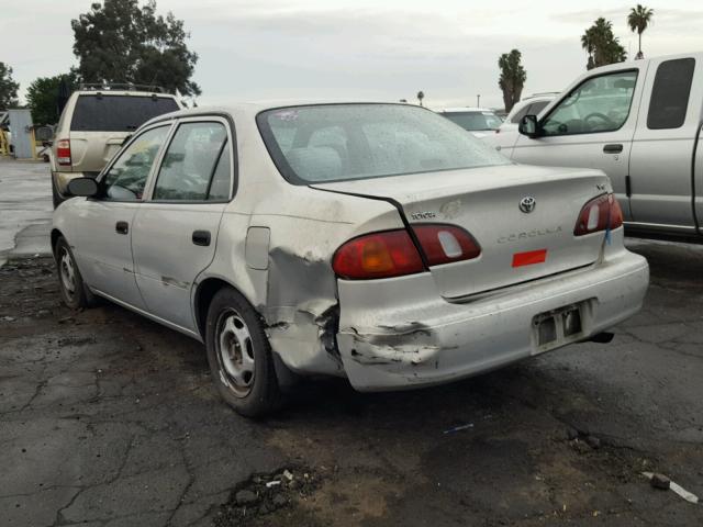 2T1BR12E4XC120767 - 1999 TOYOTA COROLLA VE SILVER photo 3