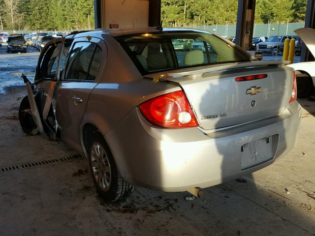 1G1AS58H397252148 - 2009 CHEVROLET COBALT LS SILVER photo 3