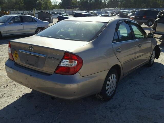 4T1BE32K63U137995 - 2003 TOYOTA CAMRY LE ოქროსფერი ფოტო 4