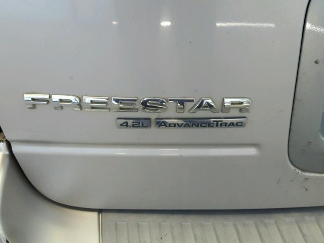 2FMDA52276BA59558 - 2006 FORD FREESTAR S SILVER photo 9