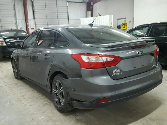 1FADP3F20EL342230 - 2014 FORD FOCUS SE CHARCOAL photo 3