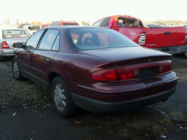 2G4WF5212W1528563 - 1998 BUICK REGAL GS MAROON photo 3