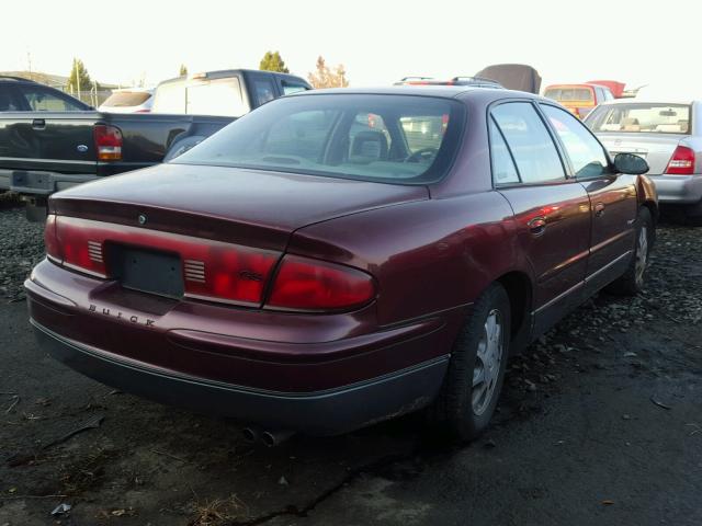 2G4WF5212W1528563 - 1998 BUICK REGAL GS MAROON photo 4