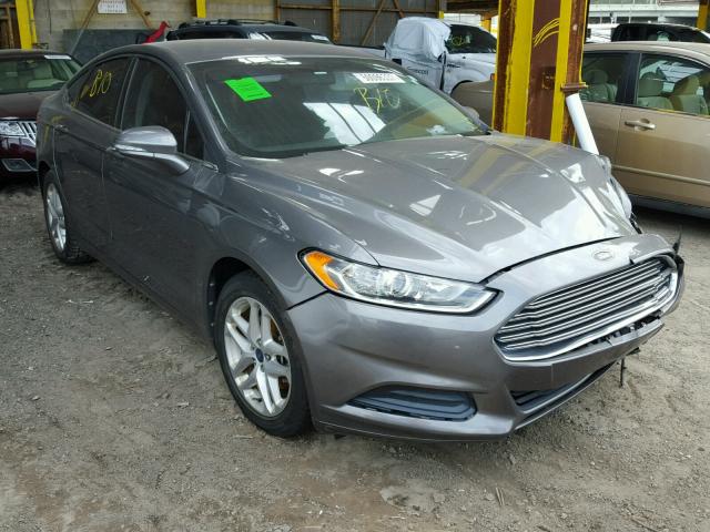 3FA6P0H72DR178494 - 2013 FORD FUSION SE GRAY photo 1