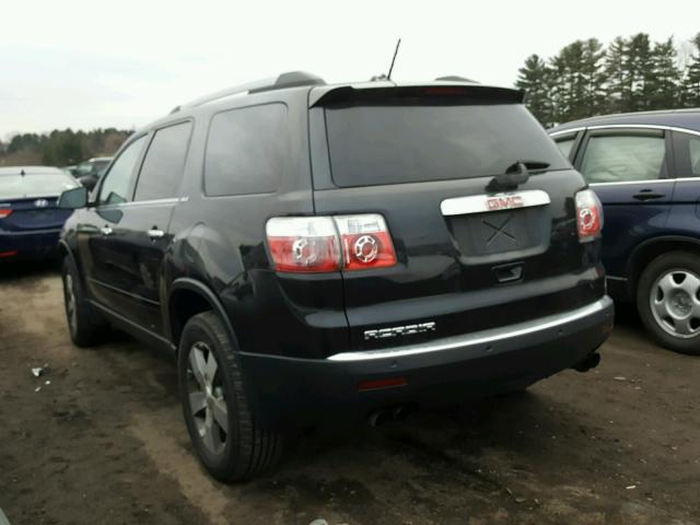 1GKKRRED1BJ232090 - 2011 GMC ACADIA SLT შავი ფოტო 3