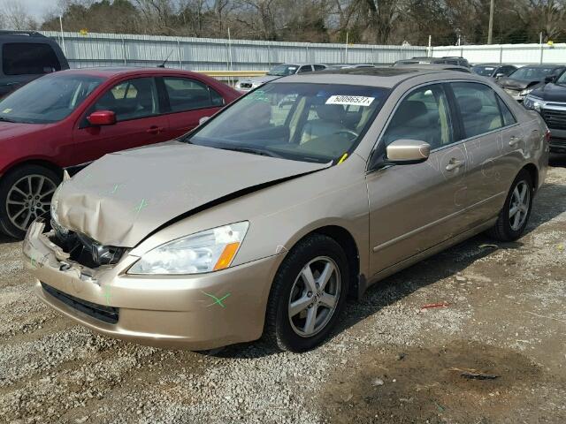 1HGCM56825A062837 - 2005 HONDA ACCORD EX GOLD photo 2