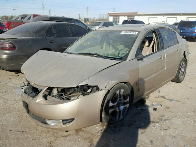 1G8AL52F95Z113033 - 2005 SATURN ION LEVEL GOLD photo 2