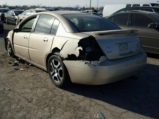 1G8AL52F95Z113033 - 2005 SATURN ION LEVEL GOLD photo 3