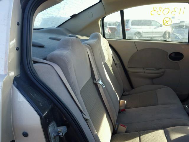1G8AL52F95Z113033 - 2005 SATURN ION LEVEL GOLD photo 6