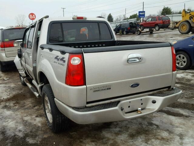 1FMZU77K04UA70815 - 2004 FORD EXPLORER S SILVER photo 3