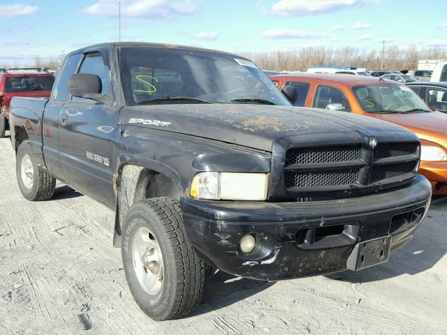 3B7HF13Z2XM555430 - 1999 DODGE RAM 1500 BLACK photo 1