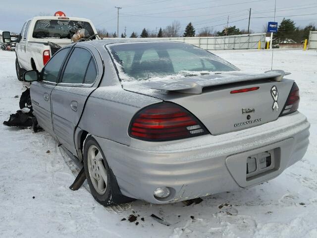 1G2NF52T3YC524136 - 2000 PONTIAC GRAND AM S SILVER photo 3