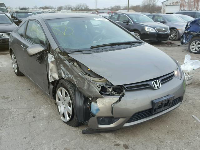 2HGFG11658H511078 - 2008 HONDA CIVIC LX GRAY photo 1