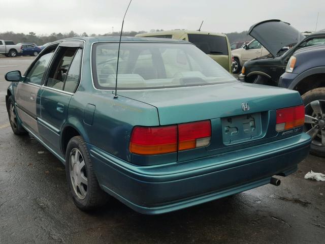 1HGCB7650PA138369 - 1993 HONDA ACCORD LX GREEN photo 3