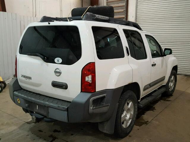 5N1AN08W25C608036 - 2005 NISSAN XTERRA OFF WHITE photo 4