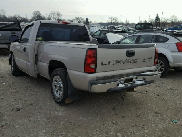 1GCEC14XX5Z354251 - 2005 CHEVROLET SILVERADO TAN photo 3