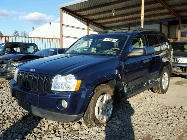 1J4GR48K16C183749 - 2006 JEEP GRAND CHER BLUE photo 2