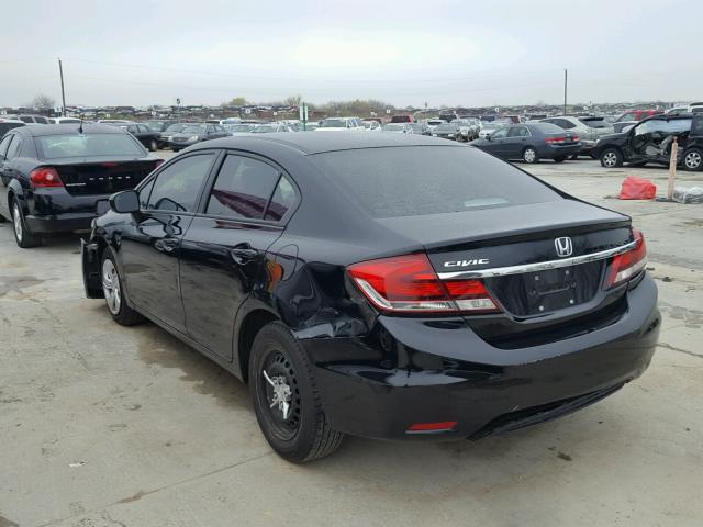 2HGFB2F57FH536551 - 2015 HONDA CIVIC LX BLACK photo 3