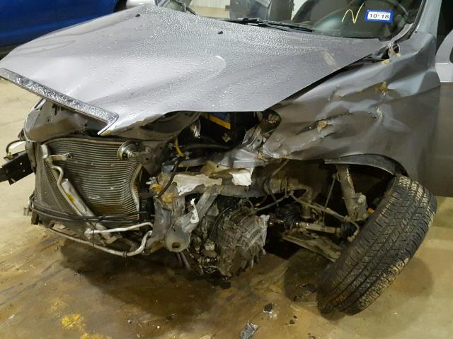 KL1TD5DEXAB089934 - 2010 CHEVROLET AVEO LS GRAY photo 9