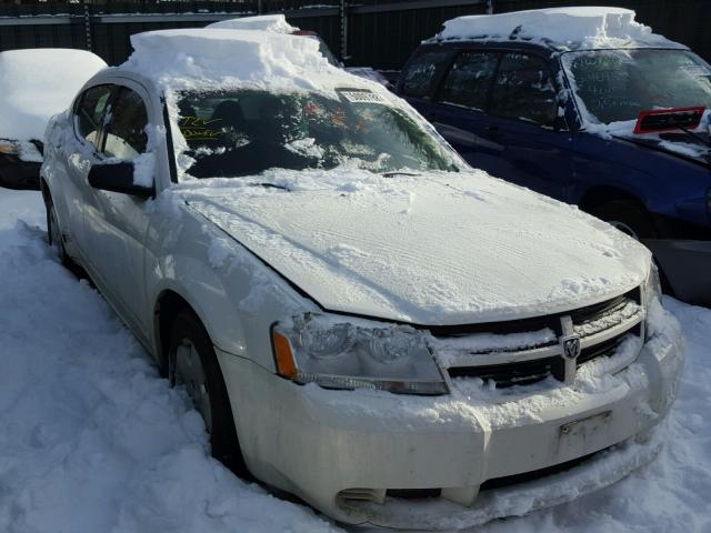 1B3LC46B79N564816 - 2009 DODGE AVENGER SE WHITE photo 1