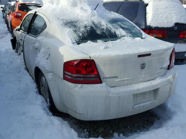 1B3LC46B79N564816 - 2009 DODGE AVENGER SE WHITE photo 3