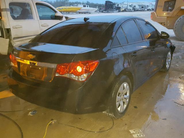 1G1PA5SHXE7103784 - 2014 CHEVROLET CRUZE LS BLACK photo 4