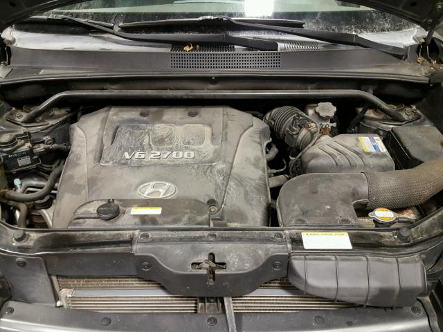 KM8JN12D67U564634 - 2007 HYUNDAI TUCSON SE GRAY photo 7