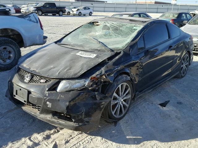 2HGFG4A51CH700716 - 2012 HONDA CIVIC SI BLACK photo 2