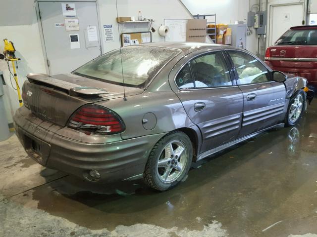 1G2NF52E62M621902 - 2002 PONTIAC GRAND AM S BROWN photo 4